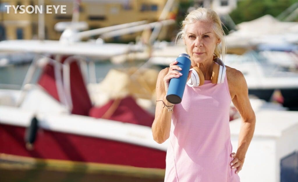 a person jogging to show what is diabetic retinopathy